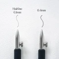 Stalówka One-Dip-Nib w obsadce prostej Flourish Tom's Studio - Sterling Steel