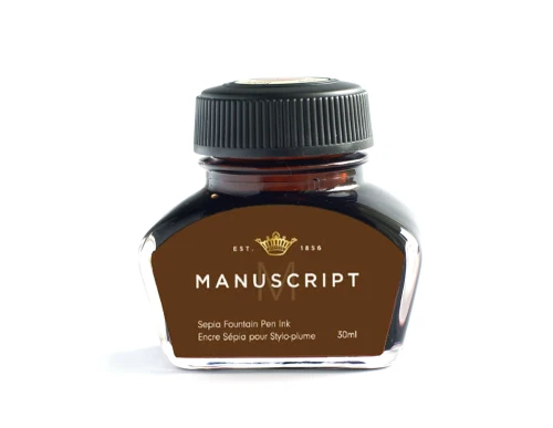 Atrament do piór Manuscript 30 ml - sepia