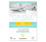 Kalka w bloku Clairefontaine A4 55 g - 50 ark.