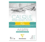 Kalka w bloku Clairefontaine A4 90 g - 50 ark.
