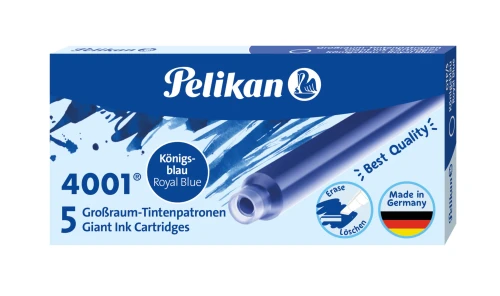 Naboje długie Pelikan 4001 Royal Blue - 5 szt.