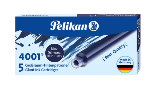 Naboje długie Pelikan 4001 Blue Black - 5 szt.