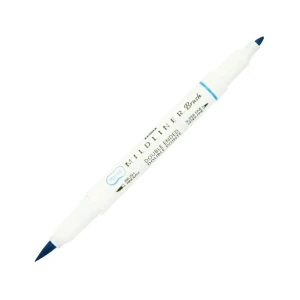 Dwustronny pisak Zebra Mildliner BRUSH - Dark Blue