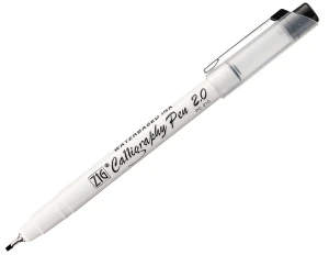 ZIG Calligraphy Pen Square Tip 2 mm - czarny