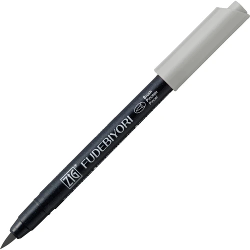 Kuretake ZIG Fudebiyori 091 Light Gray CBK-55N-091.jpg
