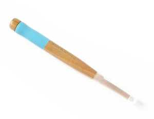 Tachikawa T-40 Blue Rubber Grip Pen Holder - with cap