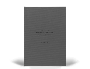 Notatnik Notem META flat lay - Gray