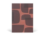JO Notebook Medium - Red Shapes