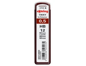 Rotring Lead Refill for Pencil 12 pcs. - 0,5 HB