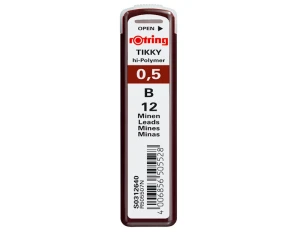 Grafit ołówkowy Rotring 12 szt. - 0,5 B