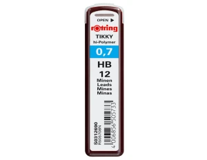 Grafit ołówkowy Rotring 12 szt. - 0,7 HB 