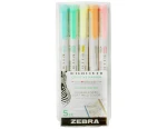 Zestaw dwustronnych pisaków Zebra Mildliner Fluo - 5 kolorów