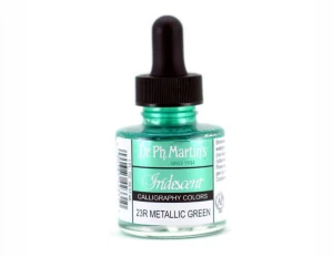 Dr. Ph. Martin's Iridescent Calligraphy Color 30 ml - Metallic Green