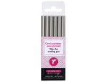 Herbin Wax Gun Sticks - silver - pack of 6