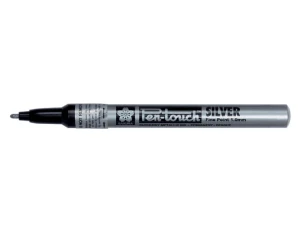 Marker Sakura Pen-Touch - Fine - srebrny