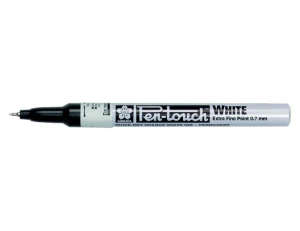 Sakura Pen-Touch Marker - Extra Fine - white