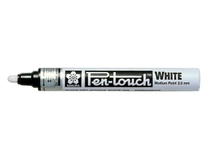 Marker Sakura Pen-Touch - Medium - biały