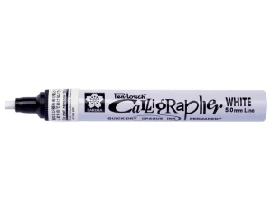 Sakura Pen-Touch Calligrapher Marker - Medium - white