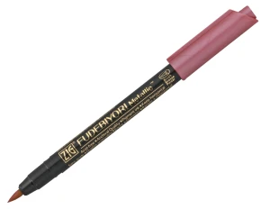 Kuretake ZIG Fudebiyori Metallic Brush Pen - 126 Red