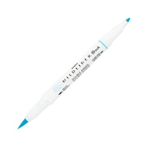 Zebra Mildliner Brush Blue