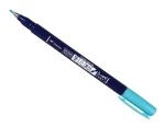Tombow Fudenosuke Brush Pen - Hard - neonowy niebieski