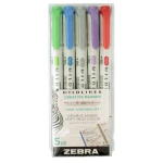 Zestaw dwustronnych pisaków Zebra Mildliner Cool & Refined - 5 kolorów