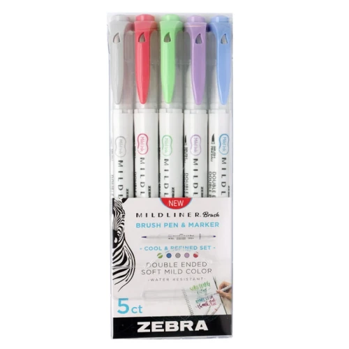 Zebra Mildliner BRUSH Cool & Refined