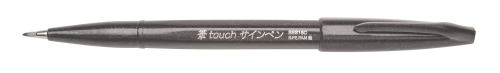 Brush pen pentel touch czarny