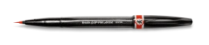 Pentel Sign Pen Artist Brush Pen - Red