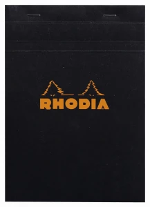 Notepad Rhodia Basics No. 16 A5 - Black lined