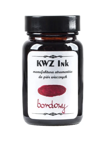 Bordowy atrament