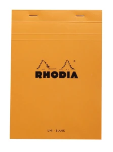 Notepad Rhodia Basics No. 16 A5 - Orange blank