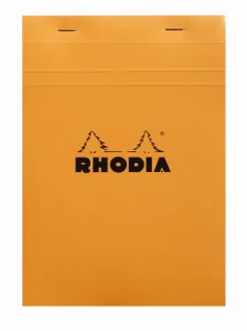 Notepad Rhodia Basics No. 16 A5 - Orange gridded