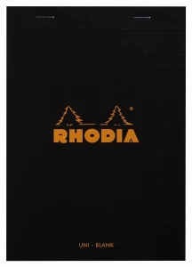 Notepad Rhodia Basics No. 16 A5 - Black blank