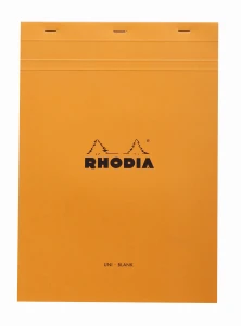 Notepad Rhodia Basics No. 18 A4 - Orange blank