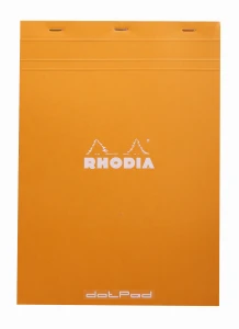 Notepad Rhodia Basics No. 18 A4 - Orange dotted