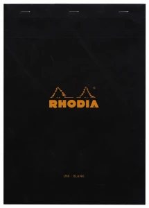 Notes Rhodia Basics No.18 A4 - czarny gładki
