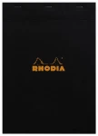 Notepad Rhodia Basics No. 18 A4 - Black gridded