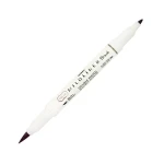 Dwustronny pisak Zebra Mildliner BRUSH - Brown