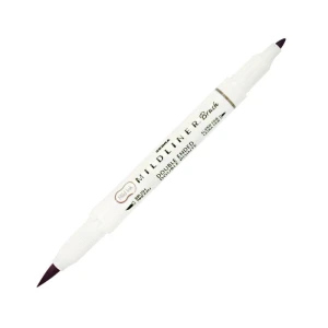 Dwustronny pisak Zebra Mildliner BRUSH - Brown