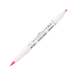 Dwustronny pisak Zebra Mildliner BRUSH - Pink