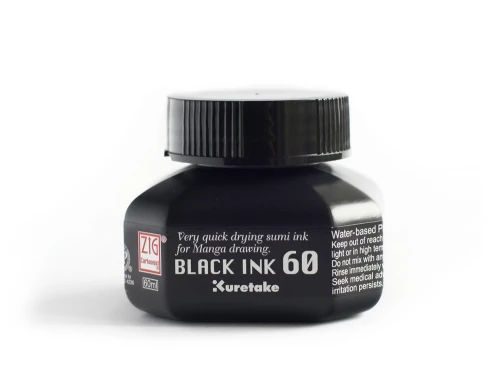 ZIG Cartoonist Black Ink 60