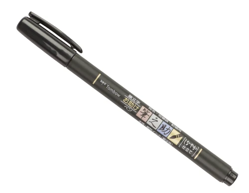 Tombow Fudenosuke Brush Pen Soft czarny